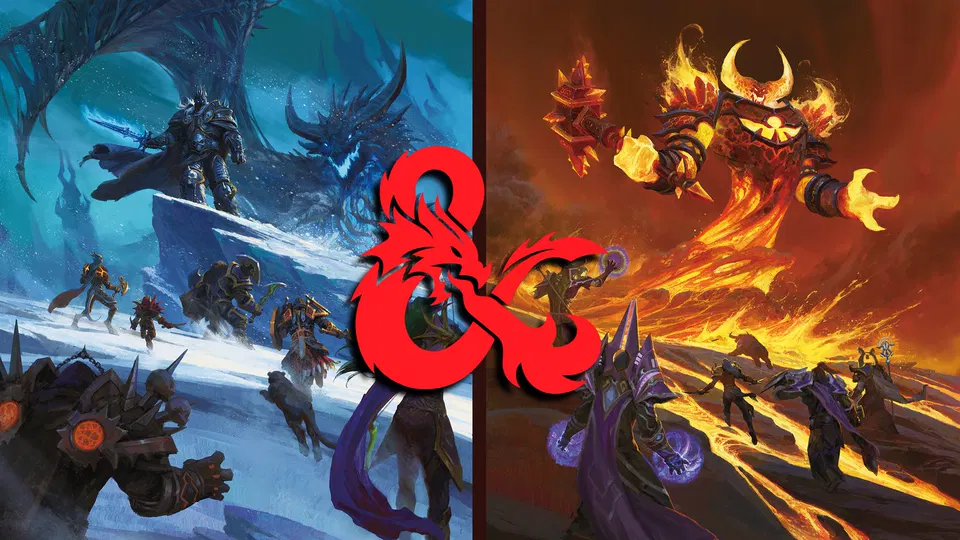 obal knihy Dungeons & Dragons: World of Warcraft (gameplay expansion book, stolní RPG) – oficiální fotka produktu z vydavatelského oznámení