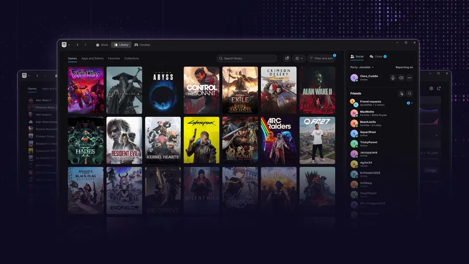 Fortnite: Nový Epic Games Launcher v Preview – knihovna her