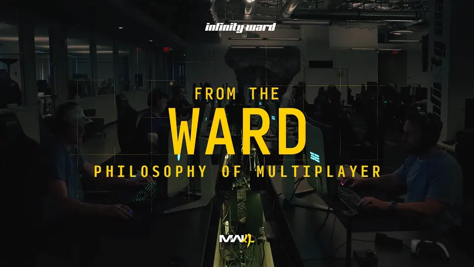 Call of Duty: Modern Warfare 4 – vývojáři sedí u počítačů v tmavé kancelářské místnosti